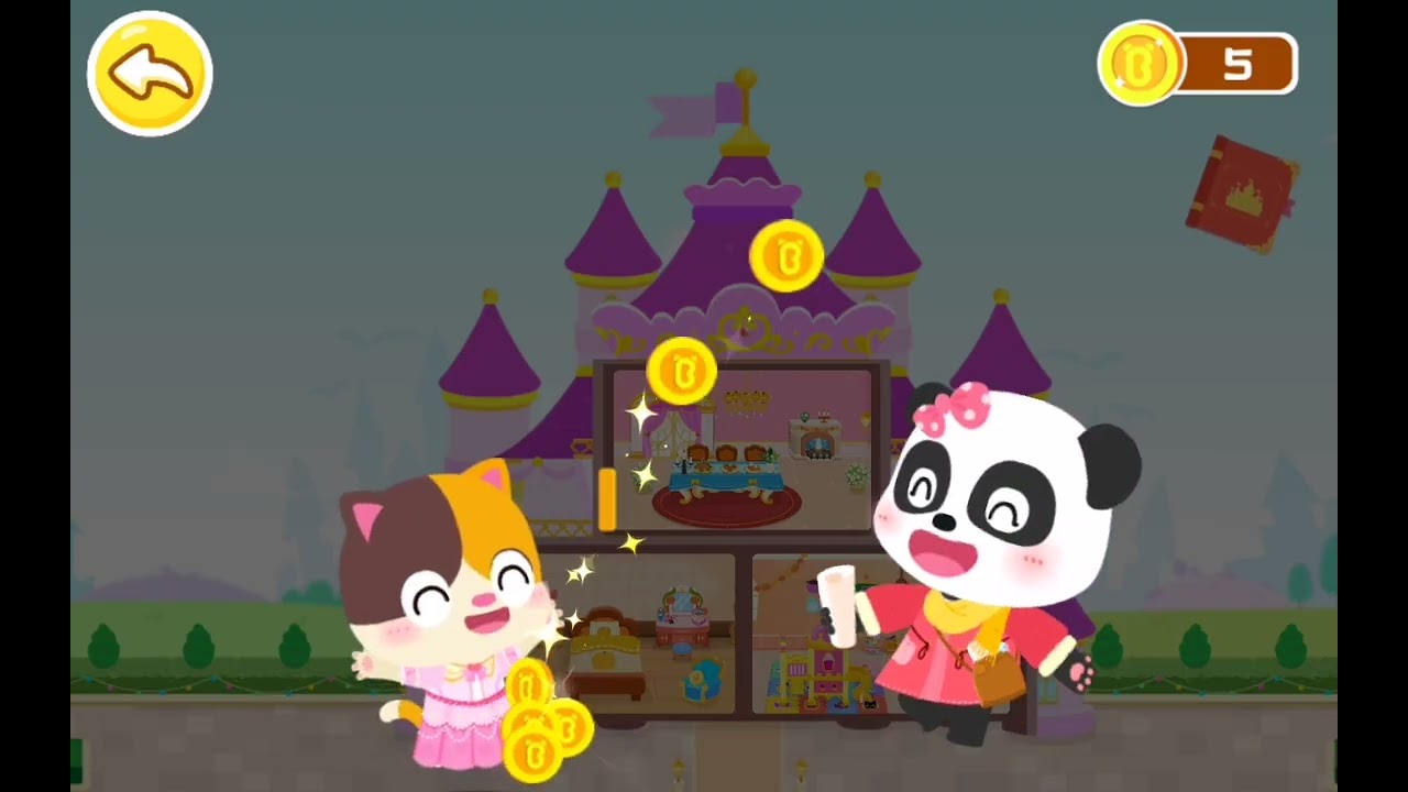 Baby bus game #babybus #babypanda#gamebabybus 