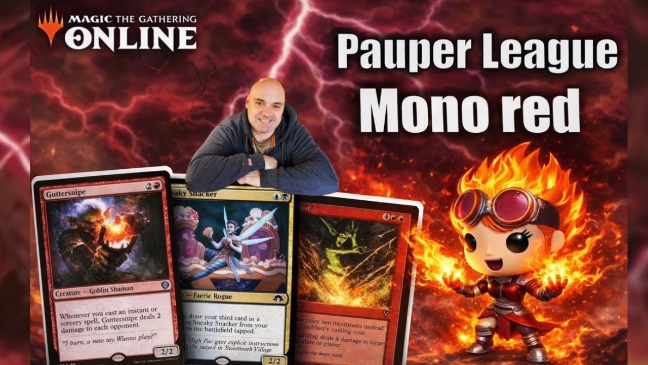 [Pauper Full - League] 🔥 Red Madness – The deck that always surprises