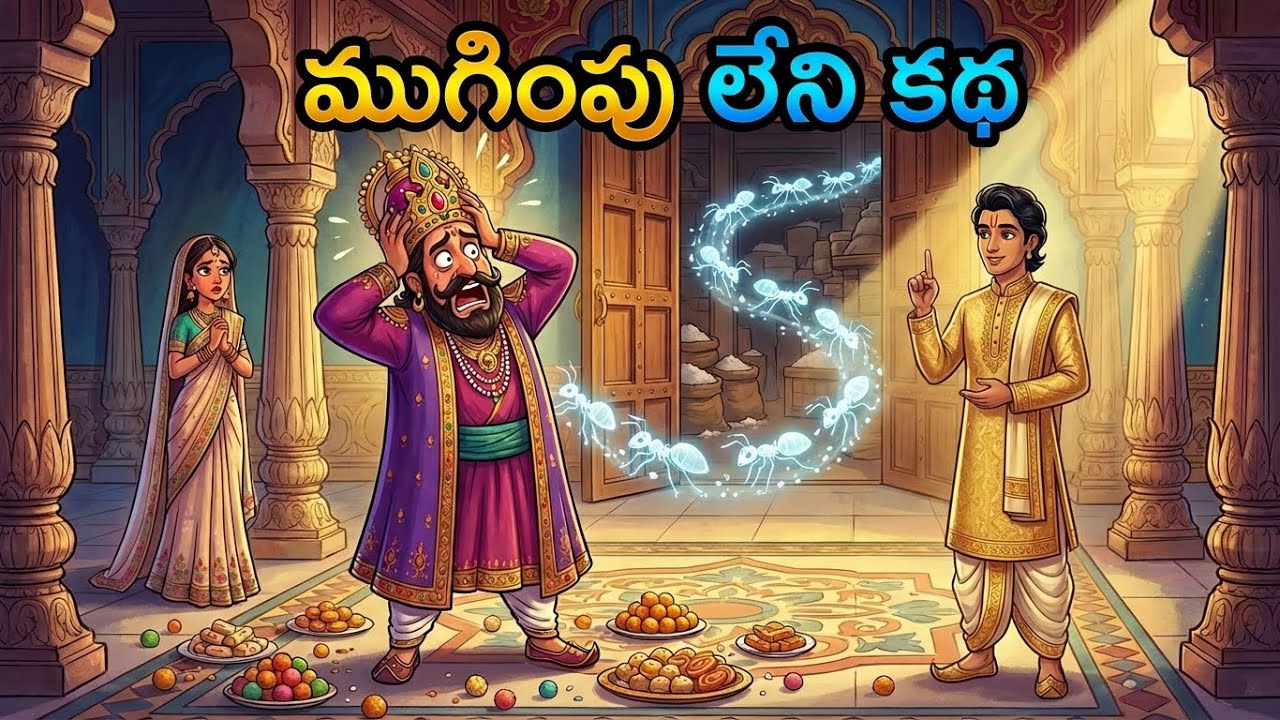 ముగింపు లేని కథ | పేదరాశి పెద్దమ్మ కథలు | Folk Stories | Bedtime Stories | Moral Stories
