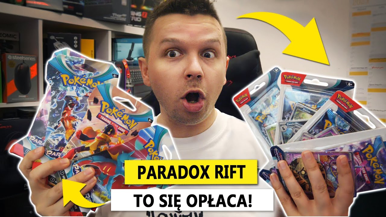 Paradox Rift pokemon TCG Sleeved Booster i Premium Checklane Blister