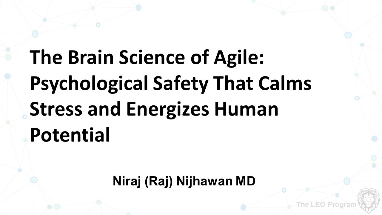 Video 23 The Brain Science of Agile