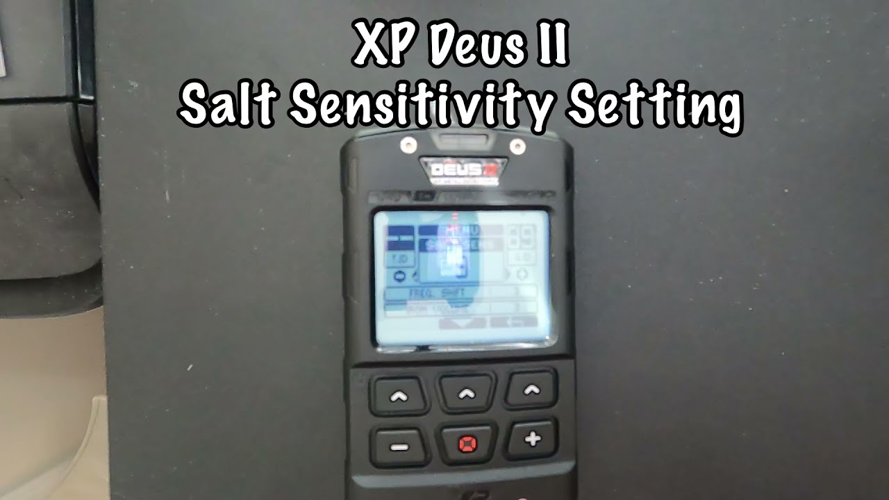XP Deus II -Great New Feature-Salt Sensitivity Setting
