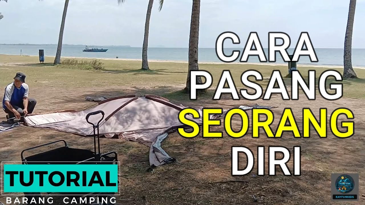 DOME SHELTER Cara setup (pemasangan) khemah 【Mountainhiker】 | Panduan Pasang Lengkap