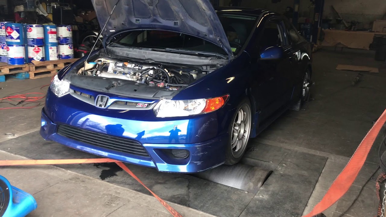 k24 Swap civic si Fg2 DYNO
