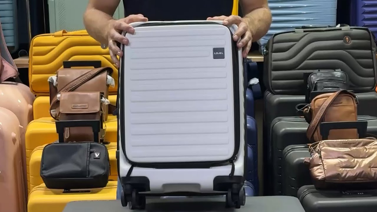 Lojel Cubo V4 – огляд валізи з фронтальним доступом та відділенням під ноутбук.
