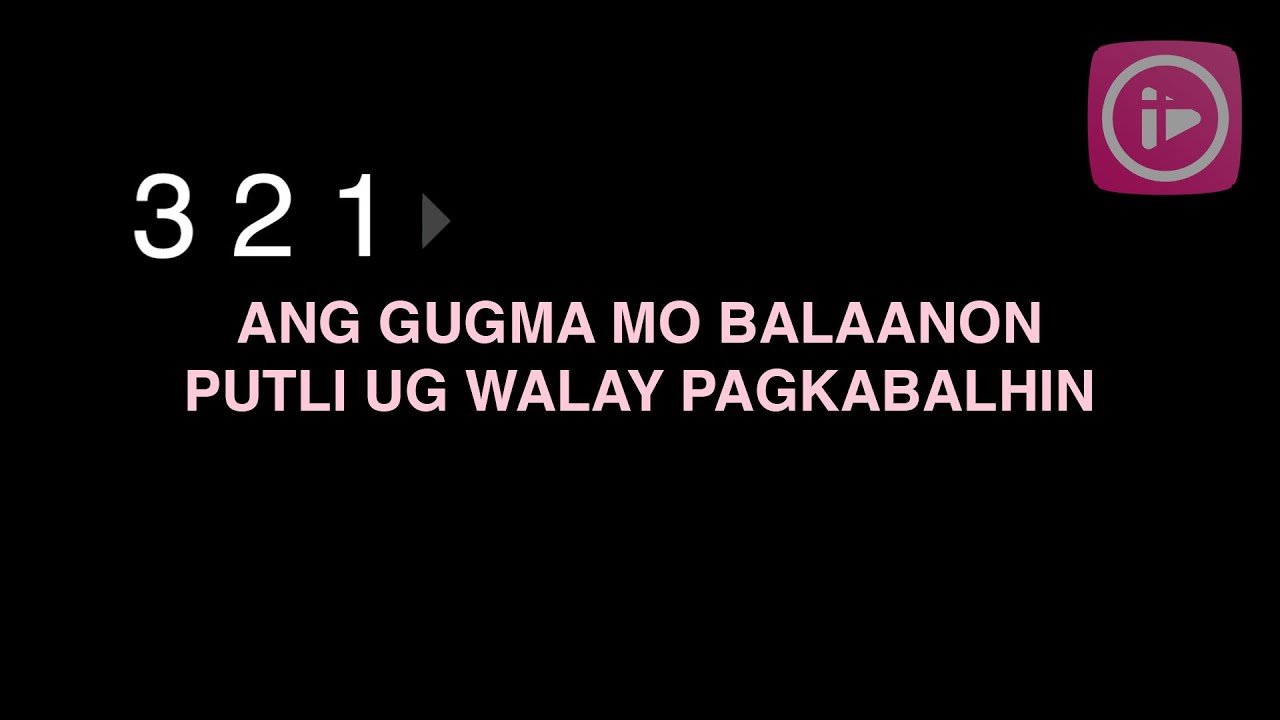 Ang gugma Mo (Karaoke)(Huni sa gugma) videoke - minus one - backing track