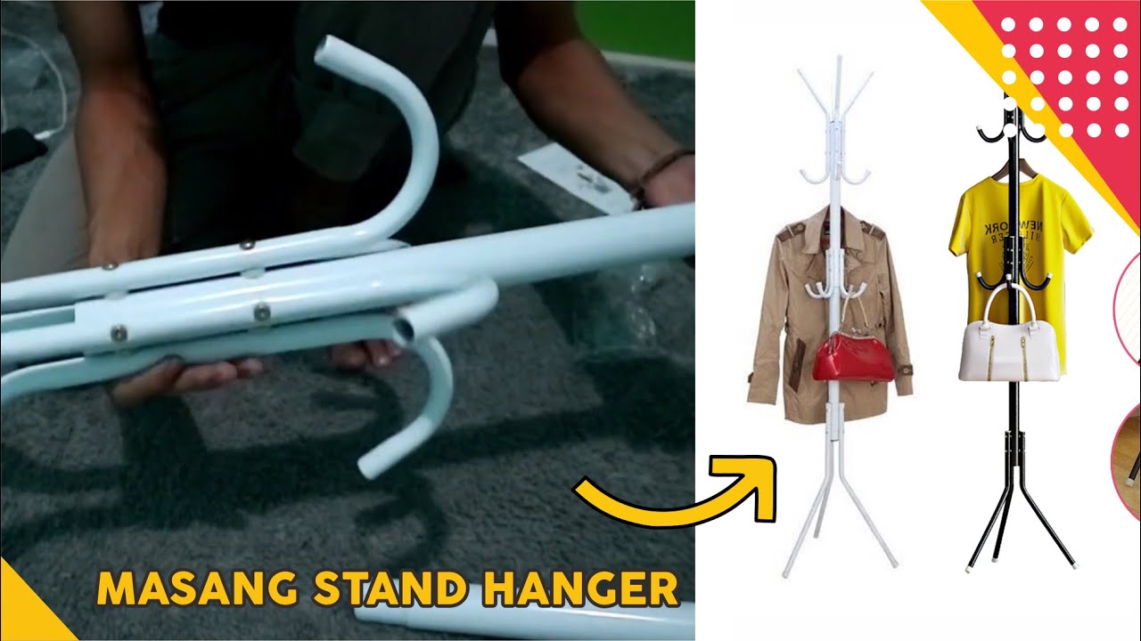 UNBOXING STANDING HANGER / GANTUNGAN BERDIRI & CARA MEMASANGNYA