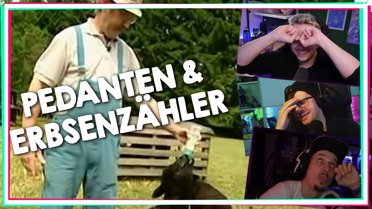 FLOS ERZFEIND, DER TRAURIGE BAUER & KONTROLF Pedanten und Erbsenzähler [React]