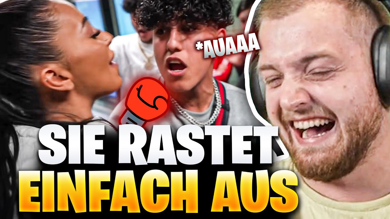😳😱SIE SCHLÄGT ihm in die EIER beim Frankfurt TINDER! - REAKTION  | Trymacs Stream Highlights