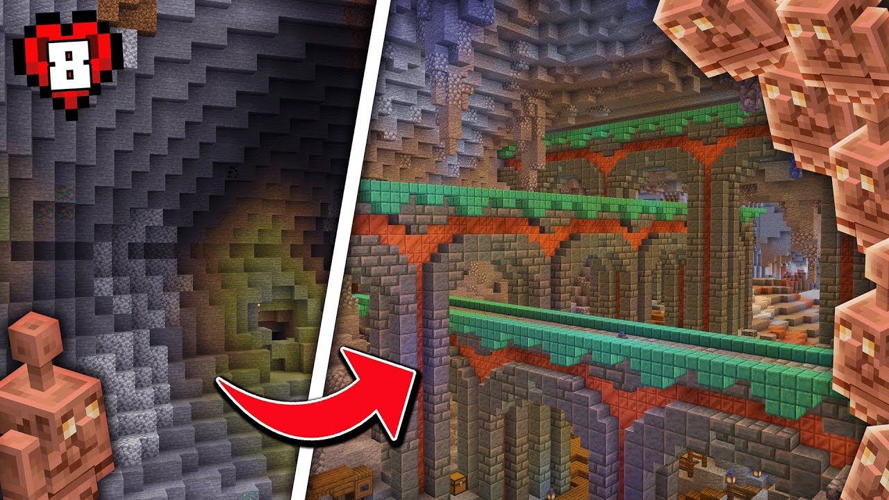 I Turned this Cave into Something INCREDIBLE in Hardcore Minecraft
