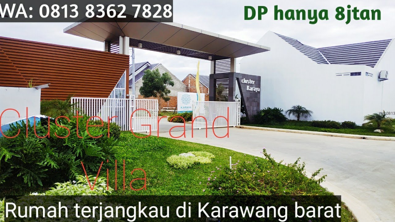 Cluster Grand Villa, Lb.38m Lt.72m.. Rumah terjangkau di Karawang Barat