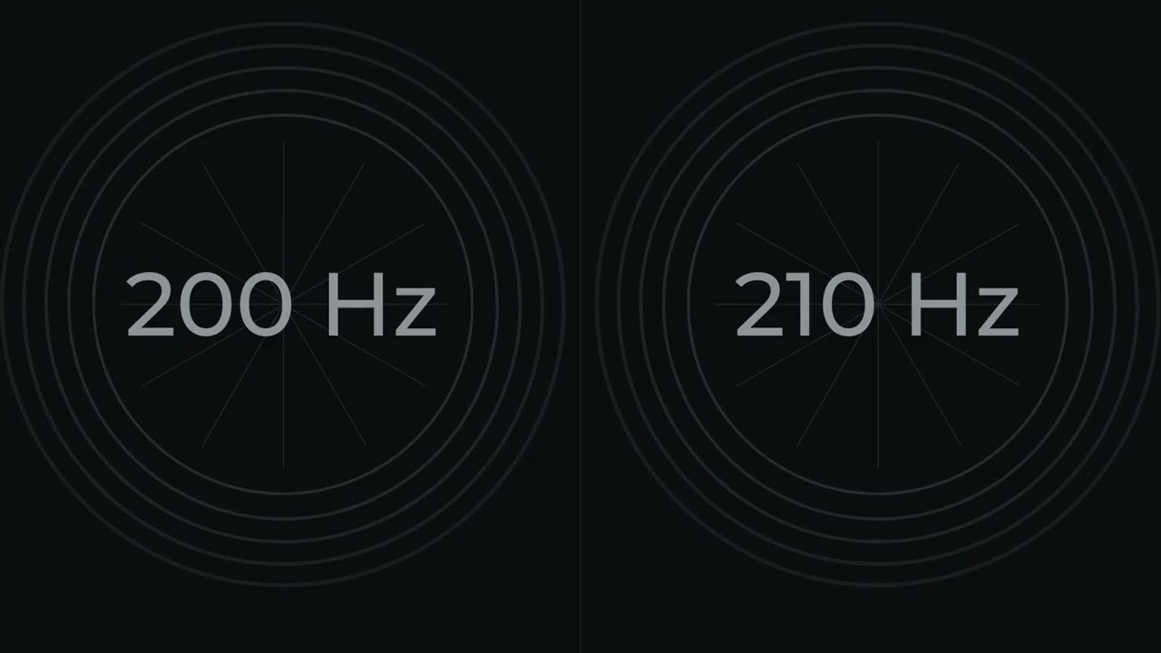 Binaural Tones — 200 Hz / 210 Hz (6 Hours)