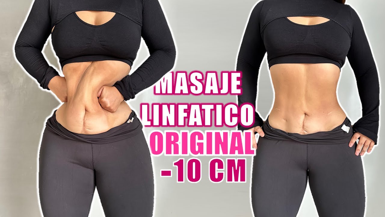 PODEROSO MASAJE LINFATICO REDUCE CINTURA Y MEJORA DIGESTION EN 2 SEMANAS