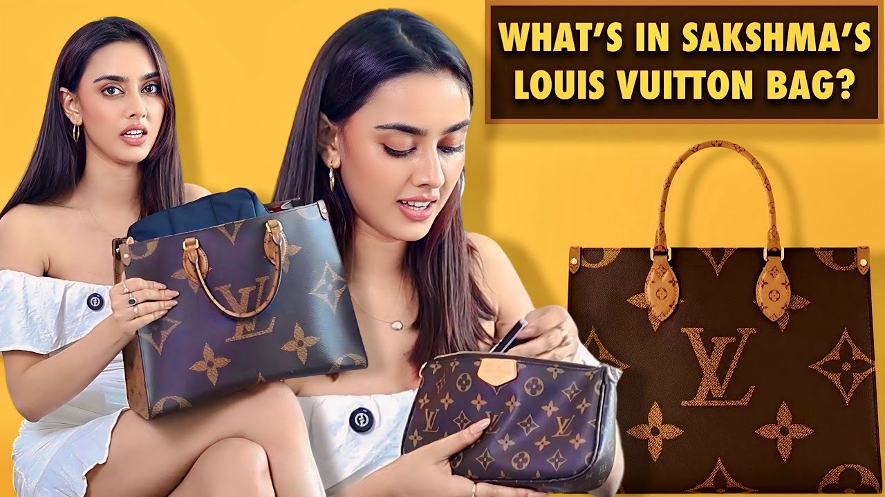 What’s in SAKSHMA’s Louis Vuitton Bag? | Bag secrets revealed