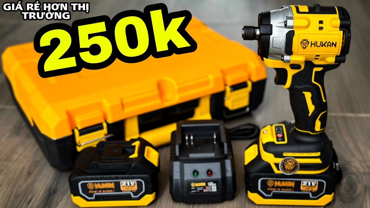 Máy bắn vít Pin 21v HUKAN Brushless 280Nm [ HK-CV1033s ]