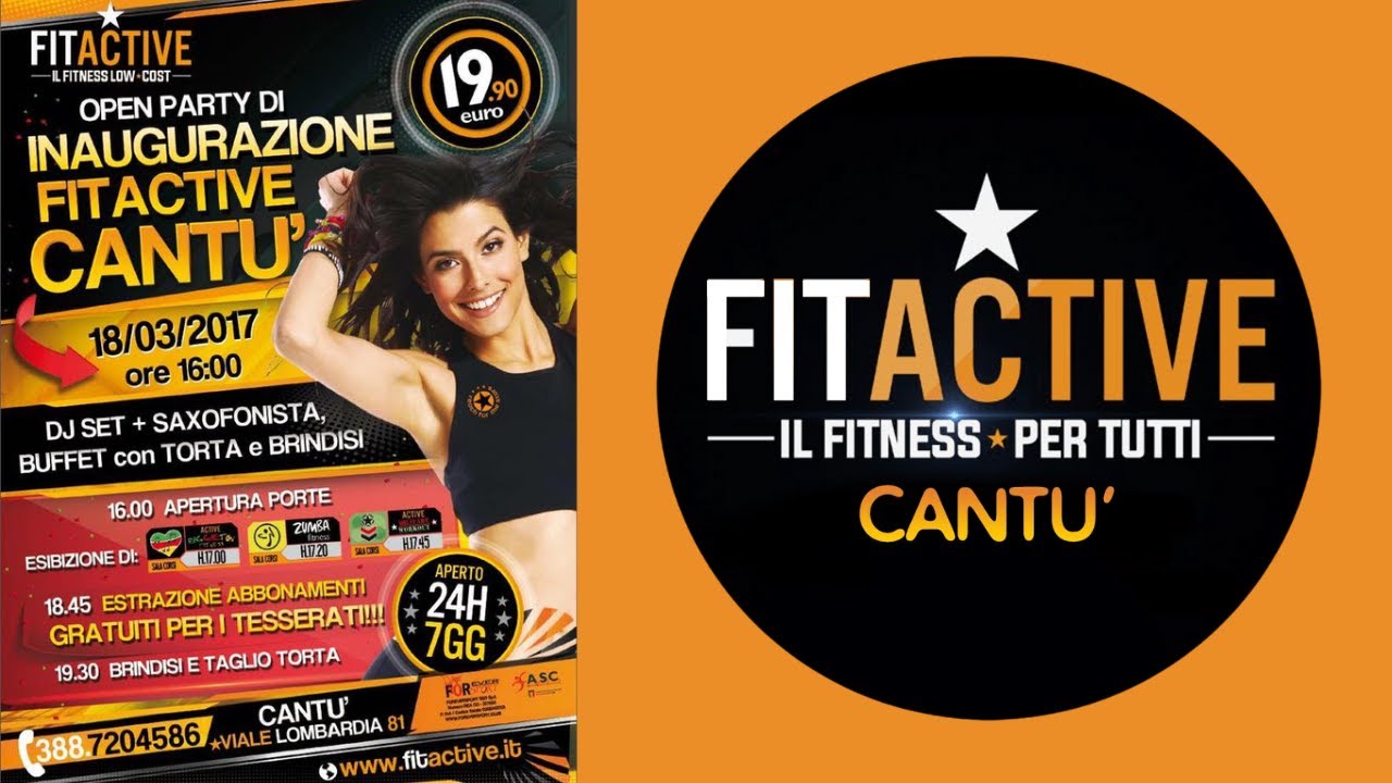 💥 Inaugurazione FitActive Cantù 💥