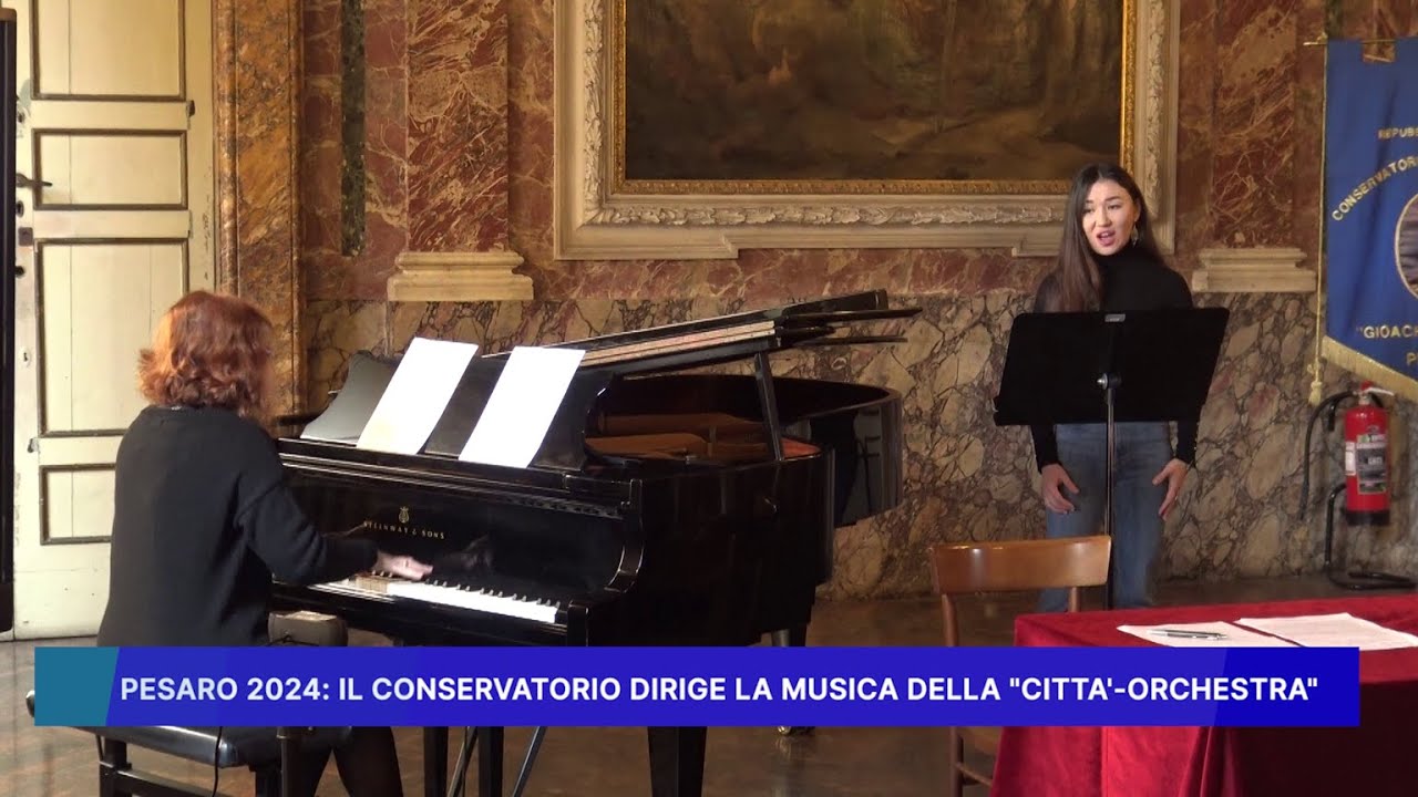 PESARO 2024:  IL CONSERVATORIO DIRIGE LA MUSICA ROSSINIANA DELLA  CITTA' ORCHESTRA