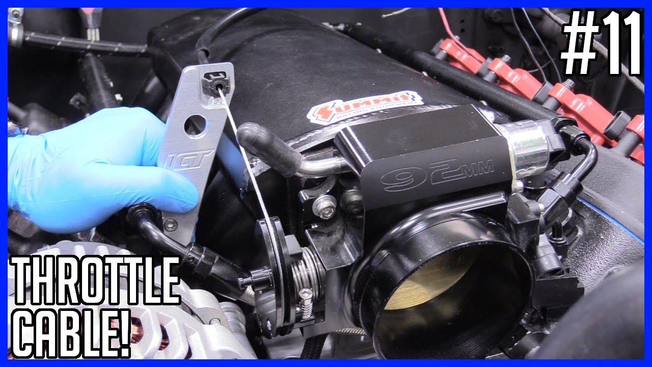 How to LS Swap - Episode 11- Throttle Pedal and Cable Transmission Cooler Lines