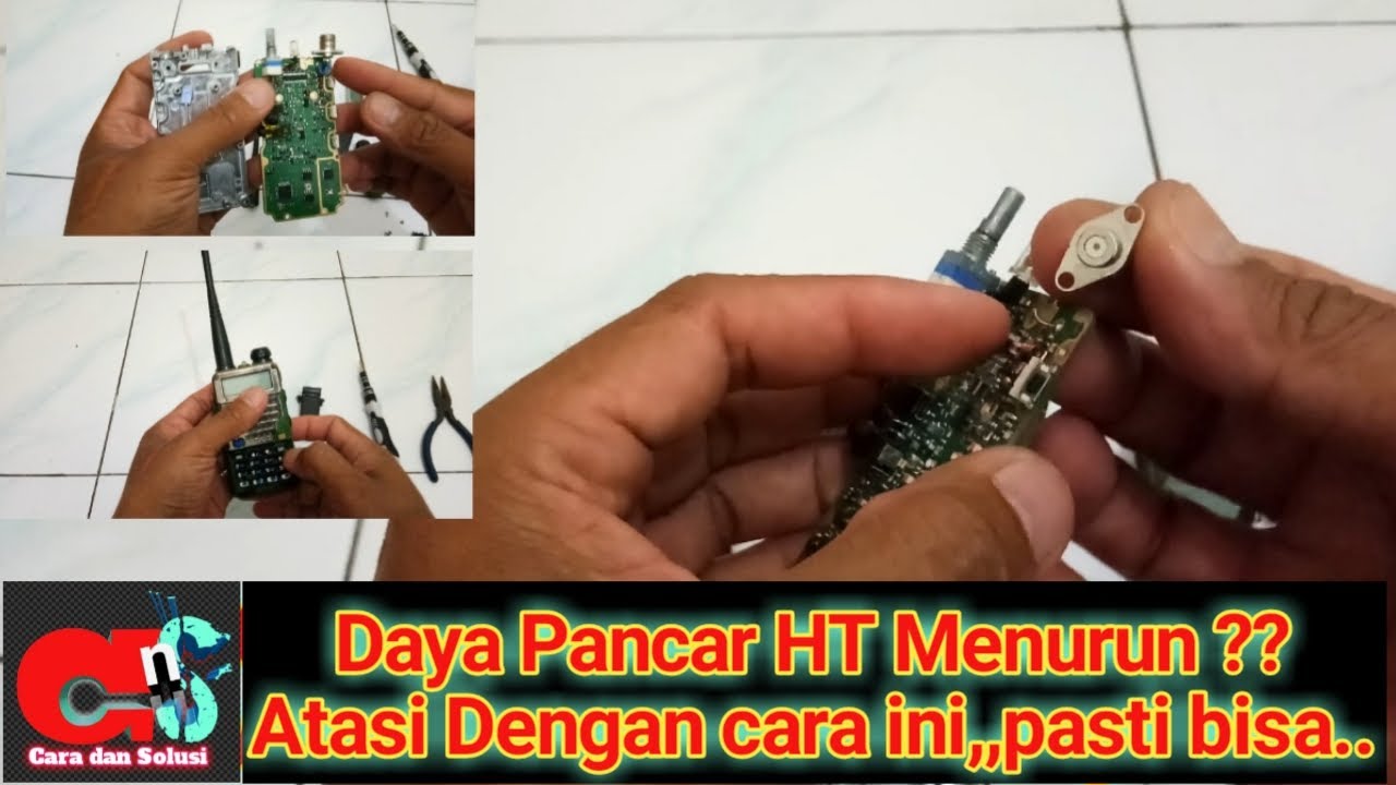 Memperbaiki Daya Pancar/Transmit HT Yang Kurang Jauh#Pancard#daya#antena1
