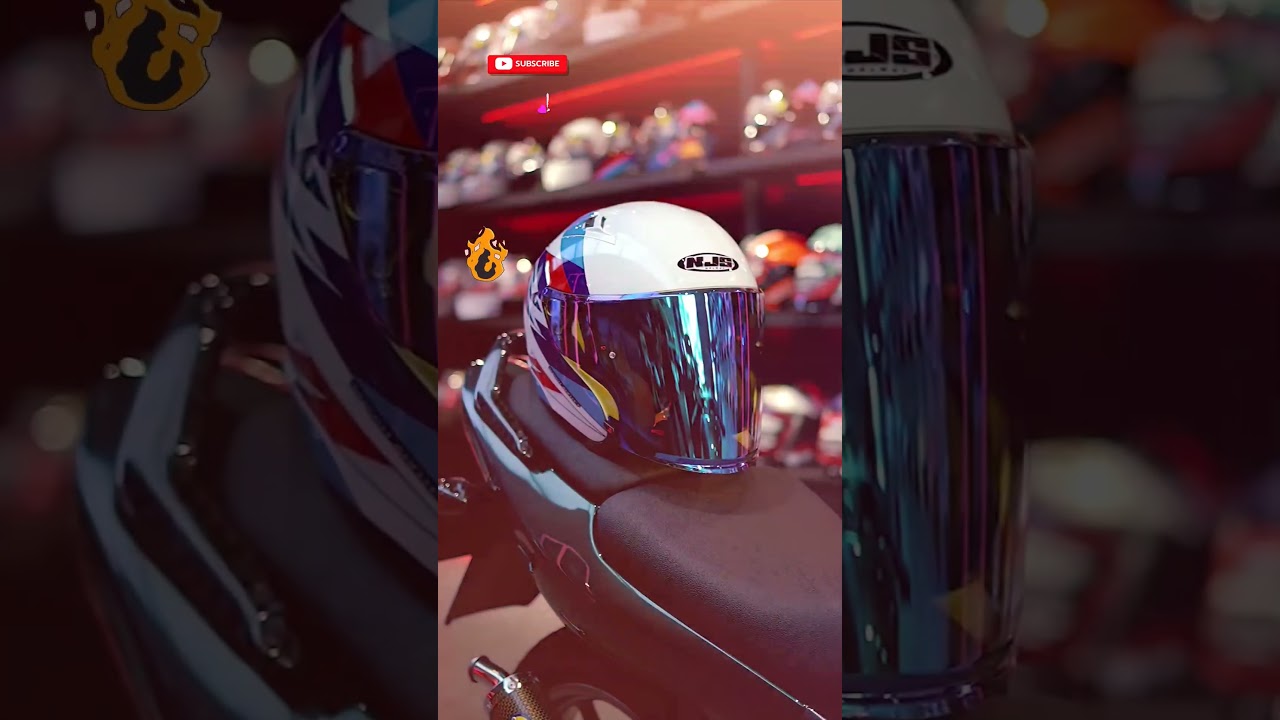 Helm NJS KAIROZ GT Elemento #automobile #njshelmet #njs #helm #motovlog #motorcyclegear #smartphone