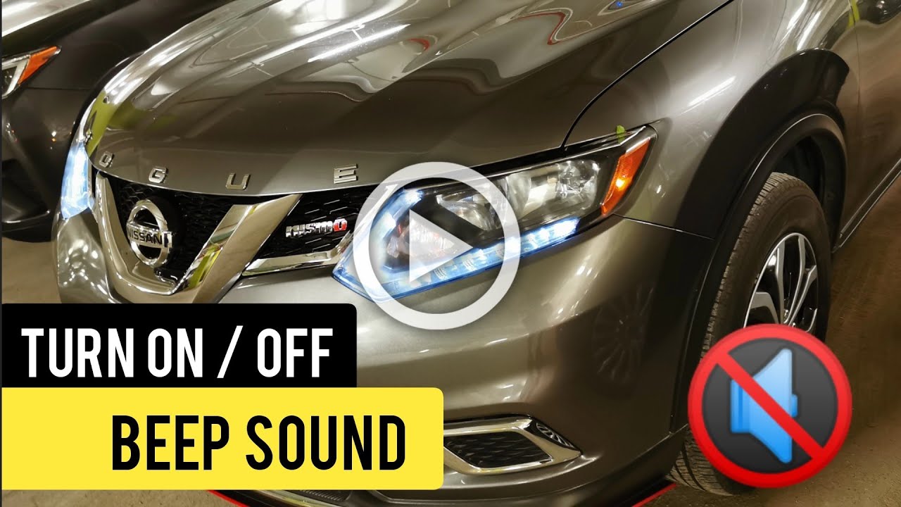Как включить/выключить звуковой сигнал при запирании дверей на Nissan Rogue/X-Trail