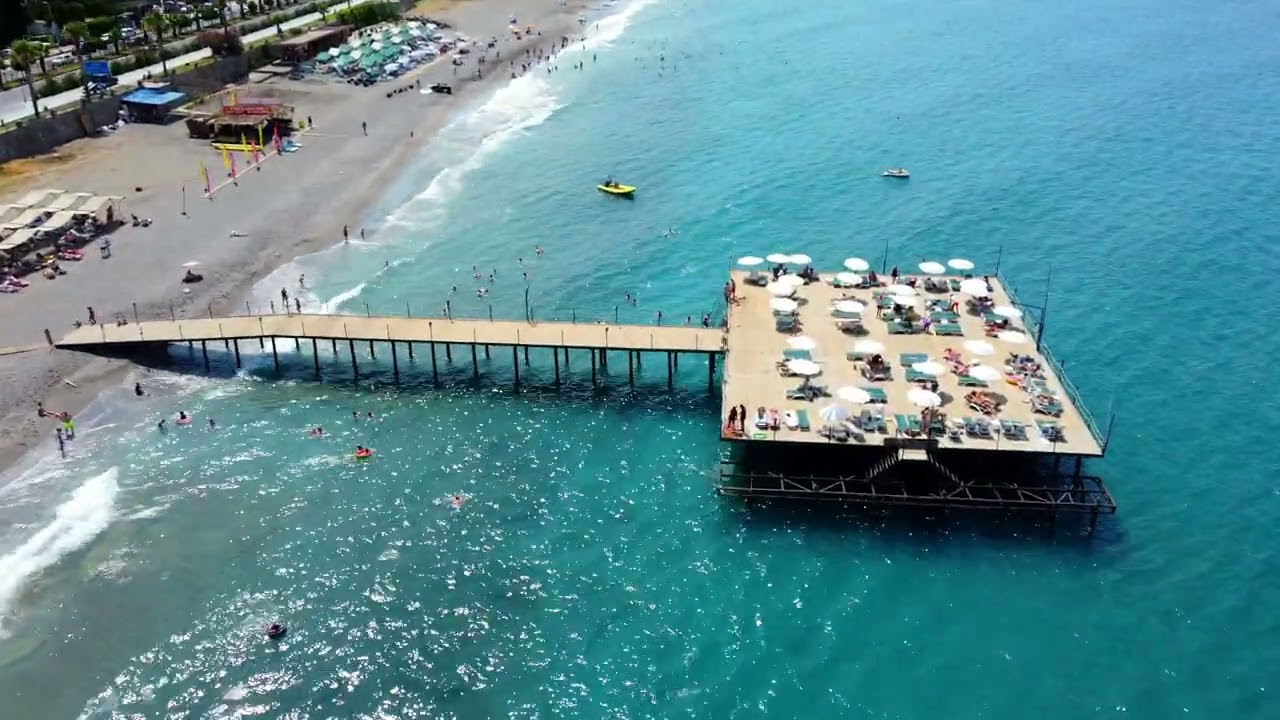 Mahmutlar (Alanya/Turkey) drone footage / Summer 2023