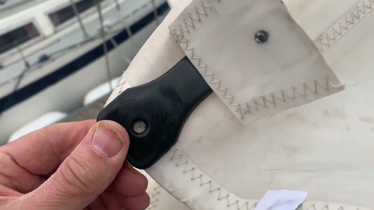 Sailing Alison - New sail battens