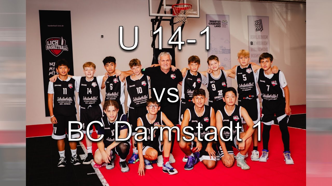 U 14: Lich Basketball vs BC Darmstadt 1 I LICH Basketball e.V. I Landesliga 12. Spieltag