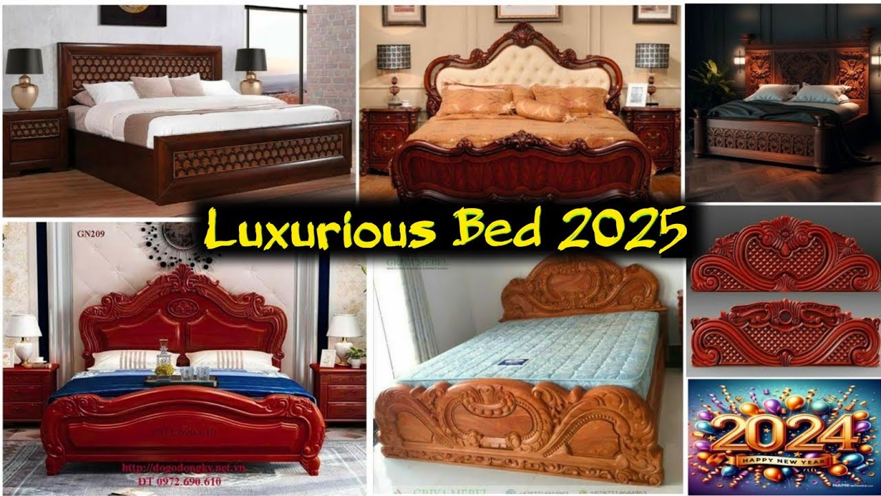 Wooden Bed Design | Modern Wooden Design 2025