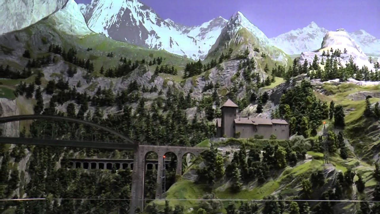 Hans-Peter Porsche Traumwerk - A walk-through the whole Märklin layout - Jan 2016