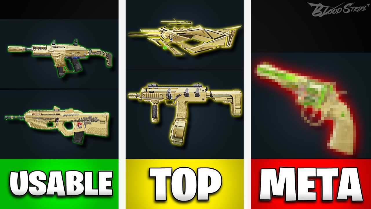 🔥 TIER LIST: BEST SHORT-RANGE WEAPONS IN BLOOD STRIKE (ACCORDING TO YOUR STYLE)