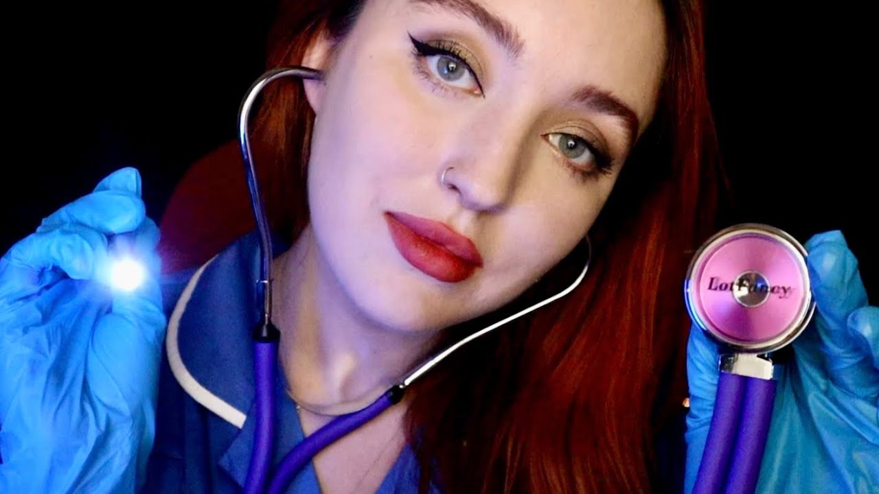 ASMR Full Body Medical Exam Roleplay - Ear Clean, Eye Test, Etc.