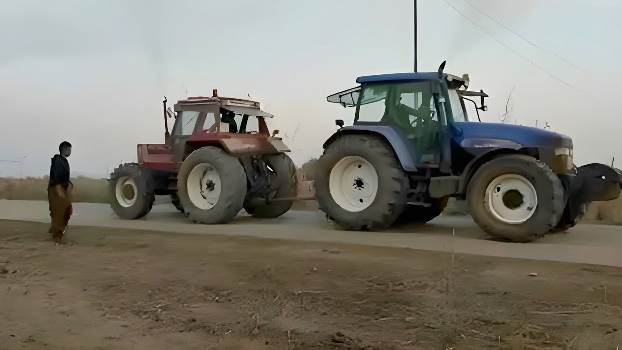 نيو هولند۱۲۰‌ مقابل فیات ١١٥  😲                             New Holland tm120 vs Fiat115