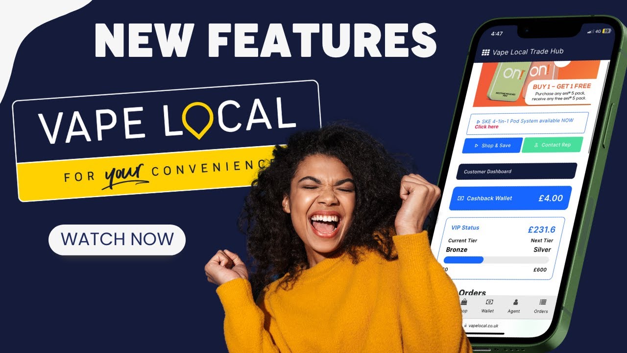 Vape Local New Features