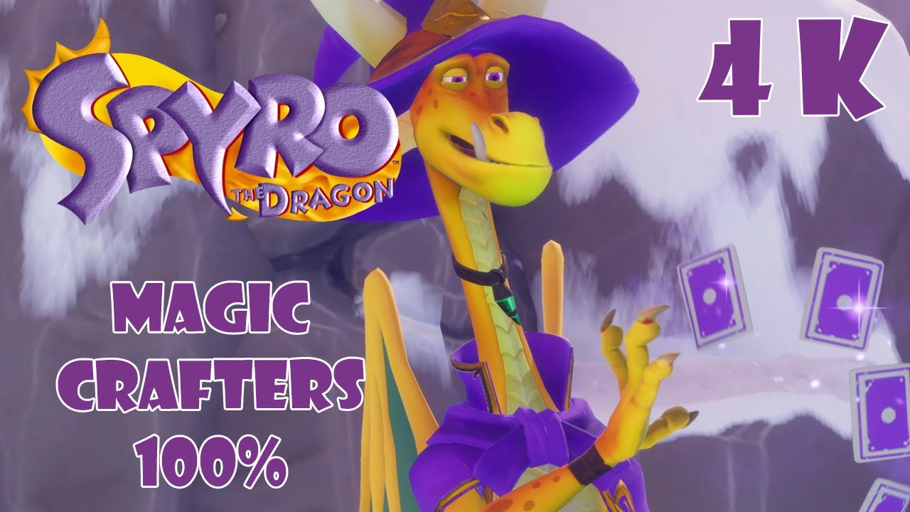 Spyro Reignited//Spyro The Dragon//Magic Crafters//4K GRAPHICS