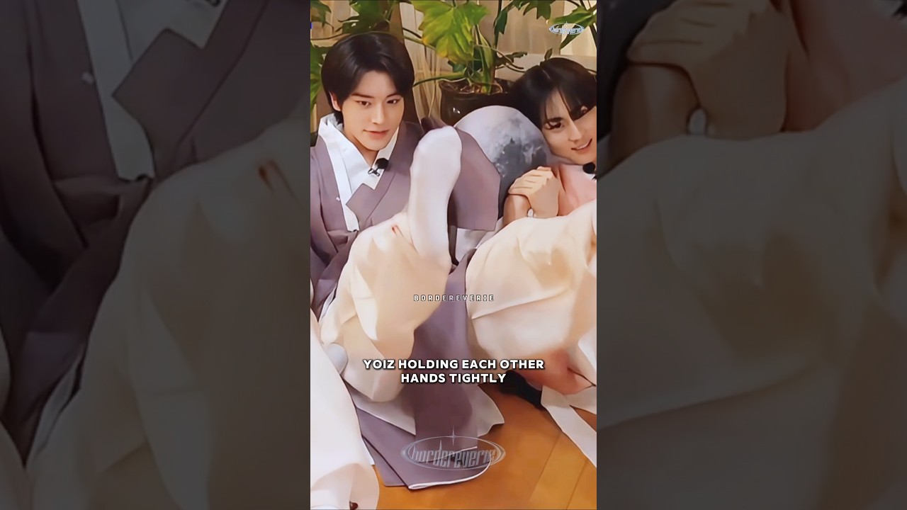 Jake & Jungwon holding each other hand + ikeu pulling Sunghoon sleeve #enhypen #jungwon #jake #yoiz
