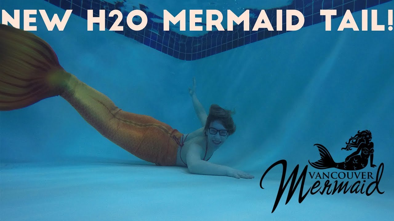 First Swim in Vancouver Mermaid H2O Tail
