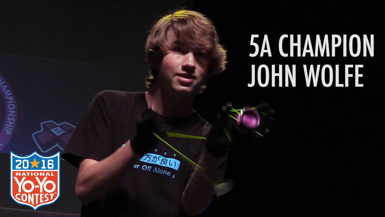 John Wolfe - 5A Final - 1st Place - 2016 US Nationals - Presented by Yoyo Contest Central