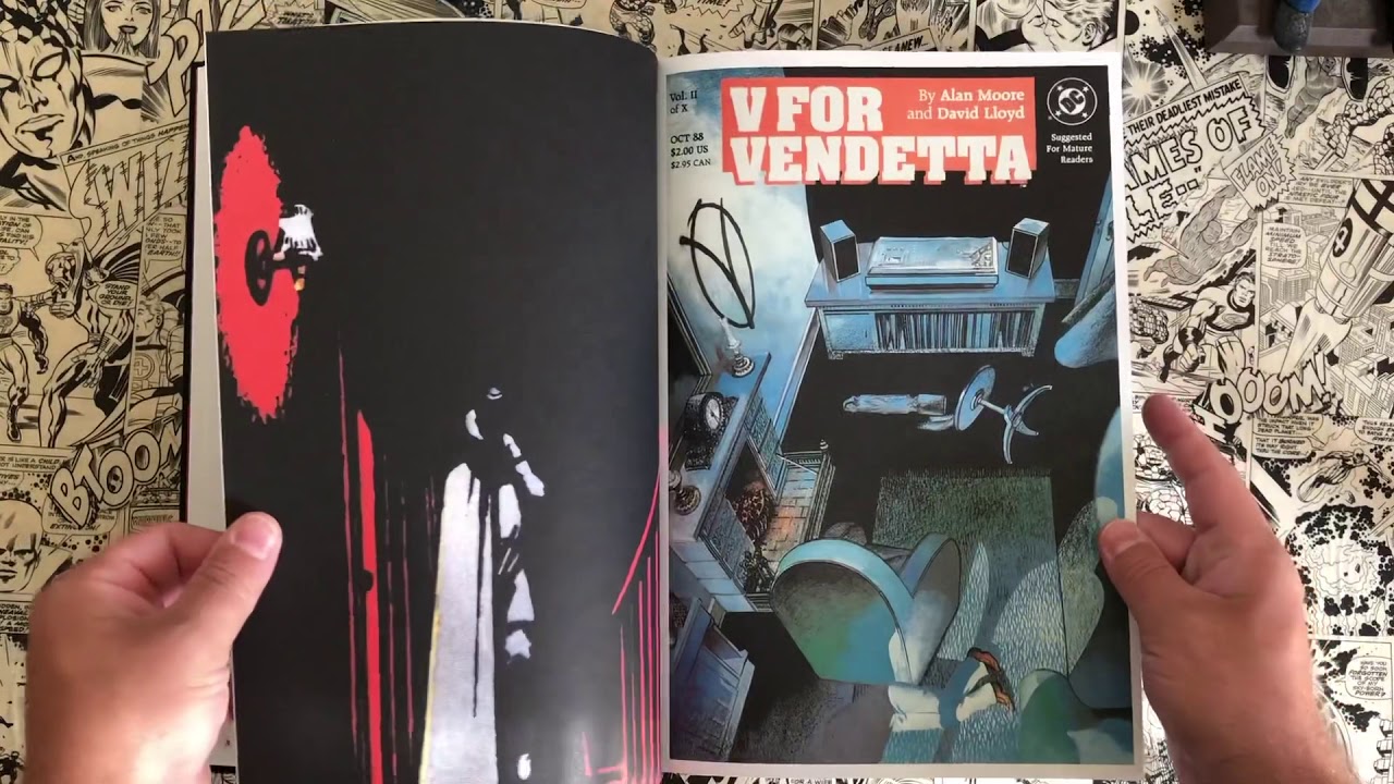 ABSOLUTE V FOR VENDETTA | Alan Moore | David Lloyd | Vertigo | DC Comics | Warrior Magazine