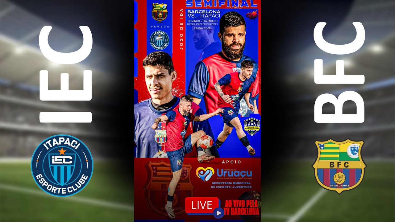 ITAPACI X BARCELONA F.C | SUPERLIGA GOI&Aacute;S