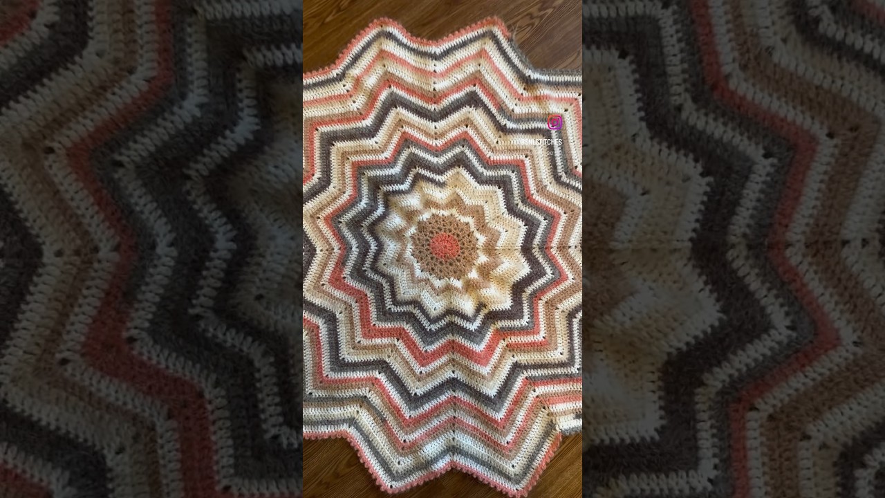12 Point Crochet Star Blanket ⭐️