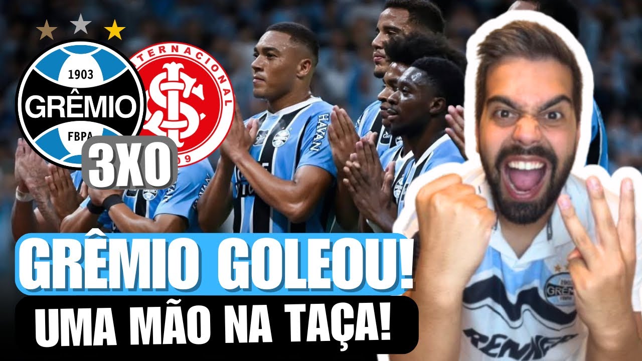 GRÊMIO 3x0 INTER NO GRE-NAL! 🔥 GOLEADA NA ARENA E UMA MÃO NA TAÇA DO GAUCHÃO!