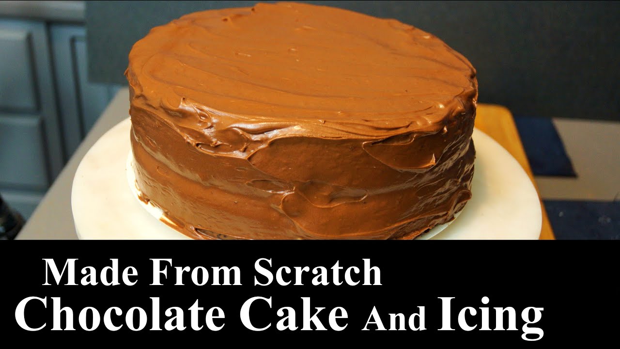Made From Scratch Chocolate Cake And Icing | Easy Recipe | Chocolate | The Southern Mountain Kitchen