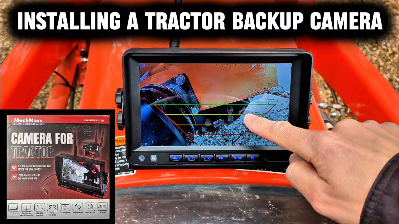 MechMaxx Backup Camera for Tractor - Review, Install, and Demo