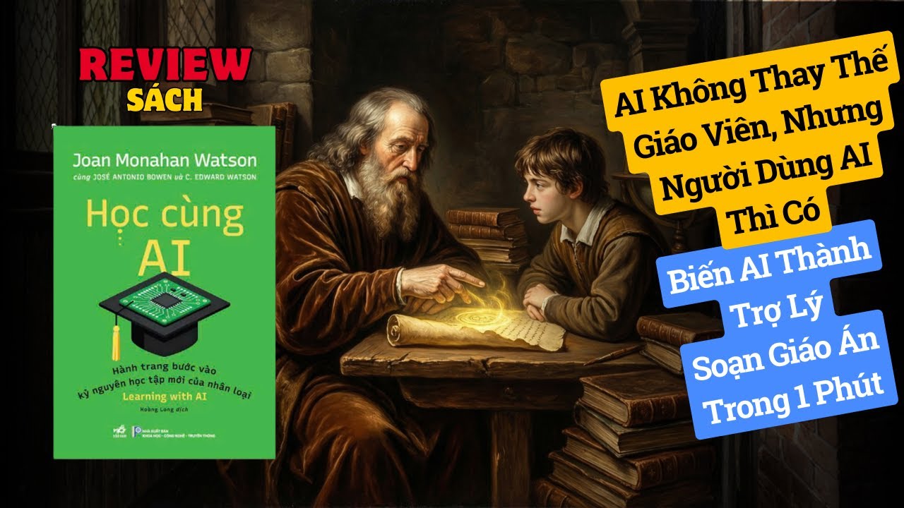 Review Sách Học Cùng AI - Learning With AI - Hành Trang Bước Vào Kỷ Nguyên Học Tập Mới Của Nhân Loại
