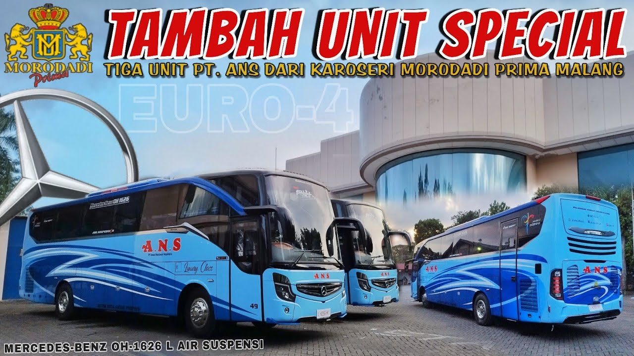 SPECIAL TIGA UNIT‼️PT. ANS SUMBAR RILIS DARI KAROSERI MORODADI PRIMA MALANG DI AKHIR TAHUN 2025