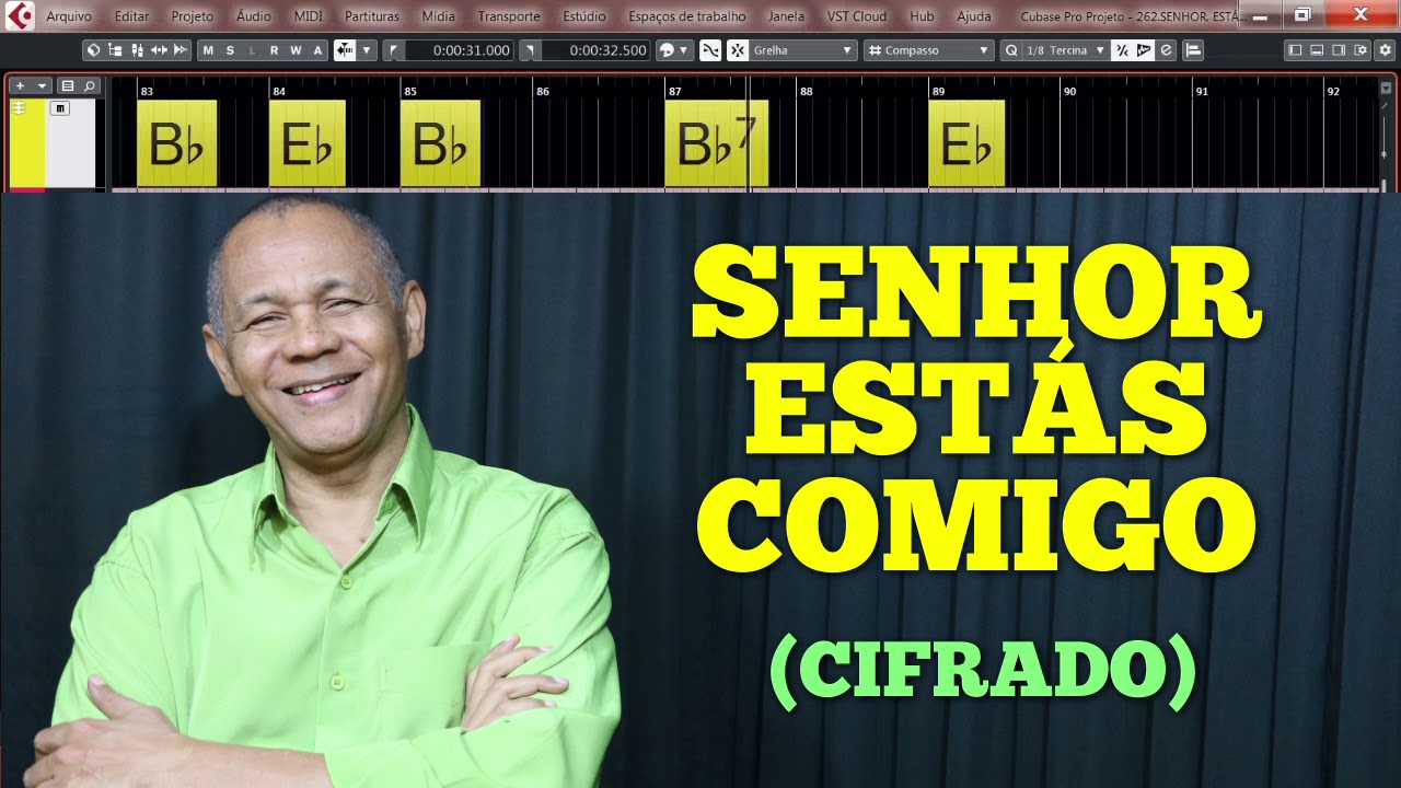 SENHOR, ESTÁS COMIGO - 262 - HARPA CRISTÃ (CIFRADO) Carlos José