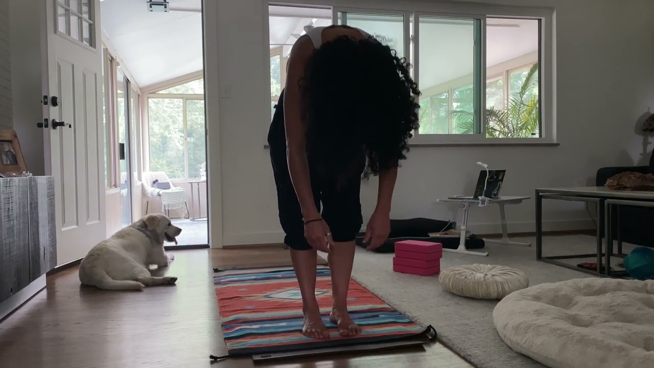 Quick movement practice to get you into the body, connected and present with your breath.