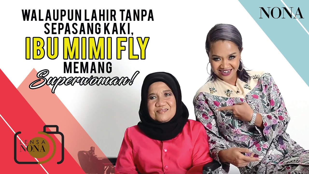 Walaupun Lahir Tanpa Sepasang Kaki, Ibu MIMI FLY Memang SUPERWOMAN!
