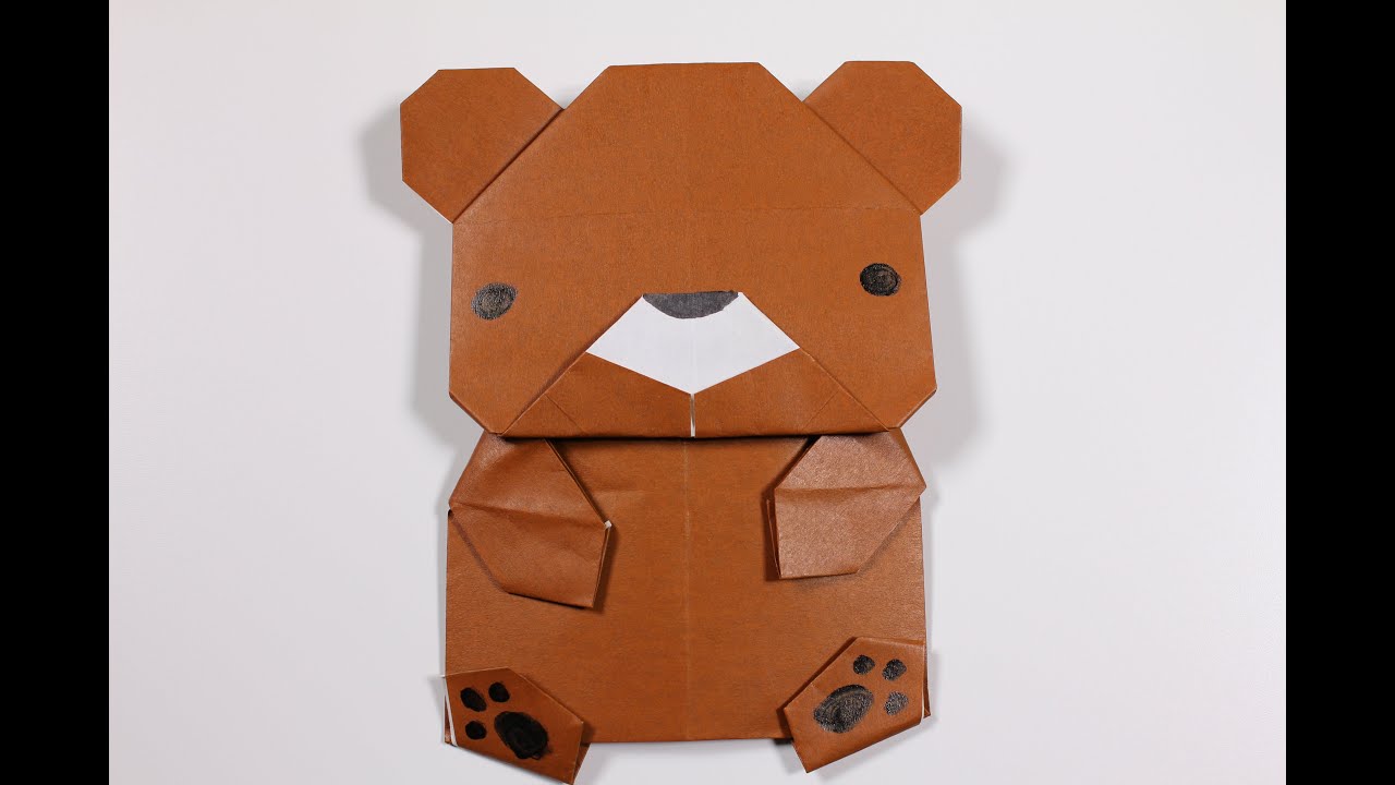 How to Origami Animal :  Bear